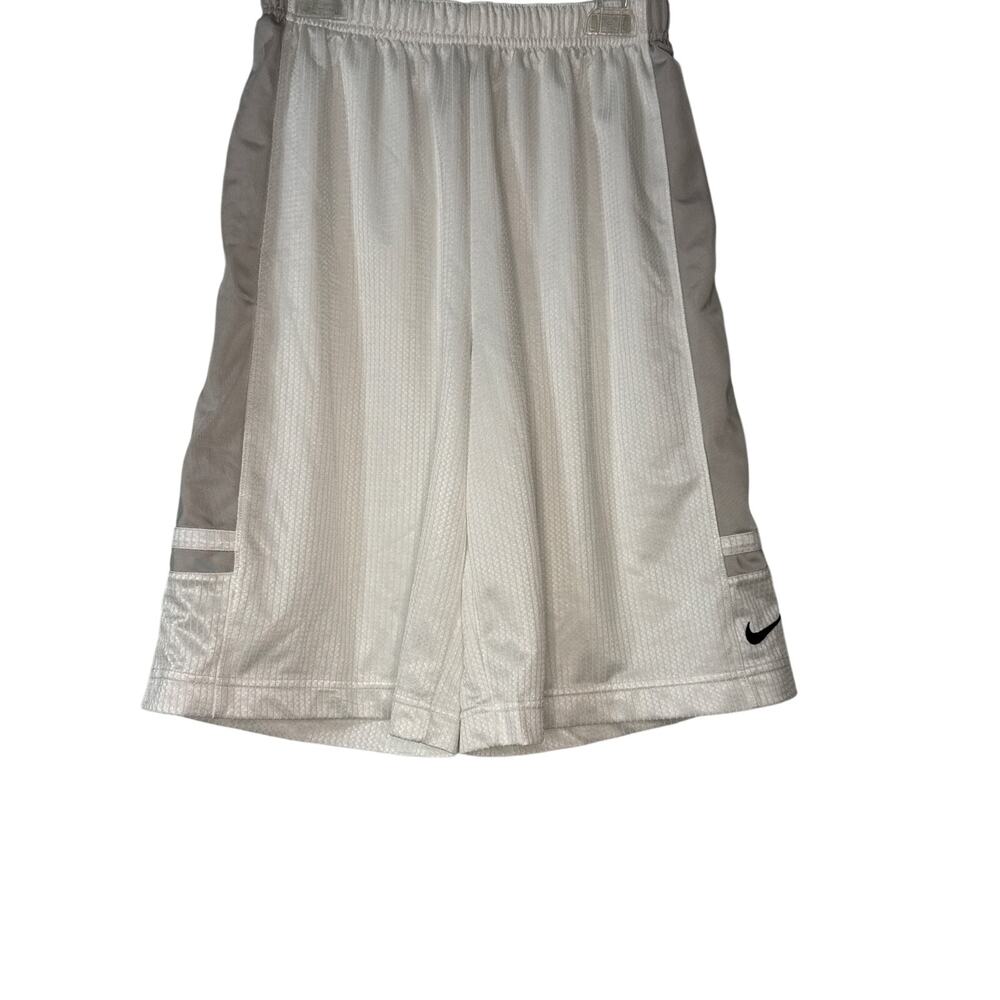 Youth Large Nike Basketball Shorts White